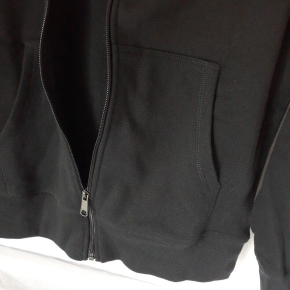 Marvel Black Panther Amazon Essentials Full Zip Up Hoodie Black NWT Adult XSmall - Picture 6 of 15